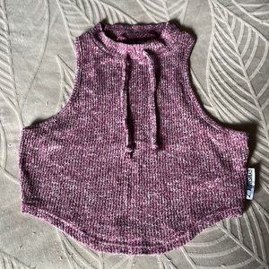 Gymshark crop top with draw strings, NO padding.